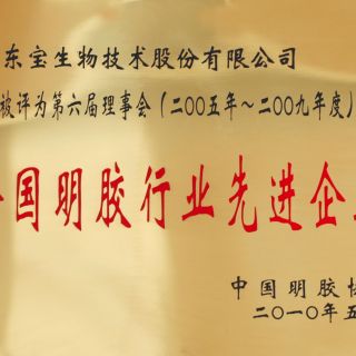 全国明胶行业先进企业